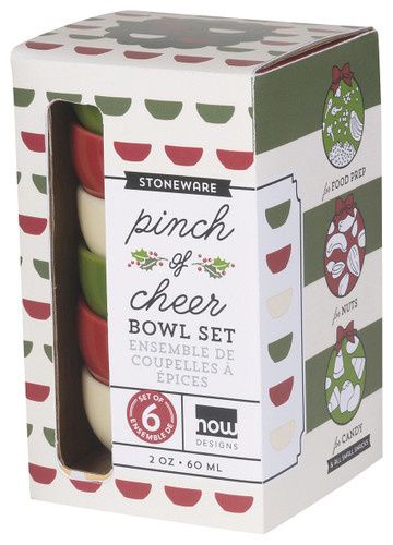 Pinch Bowl - Holiday S/6