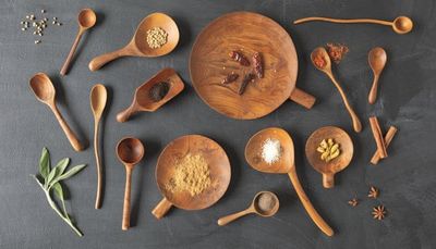 Teak Wood Paddle Tray - 