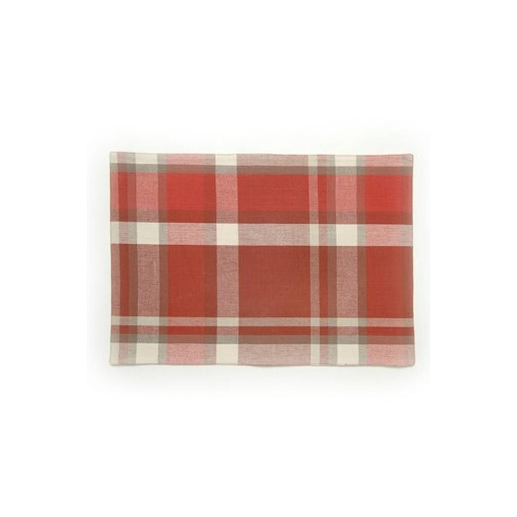 Red &amp; White Plaid Placemat (ADV)