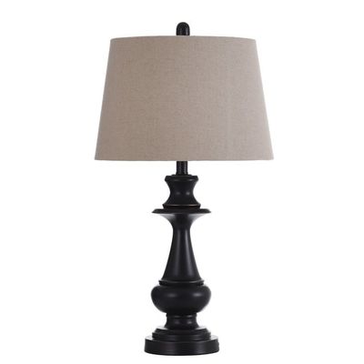 Traditional Black Table Lamp