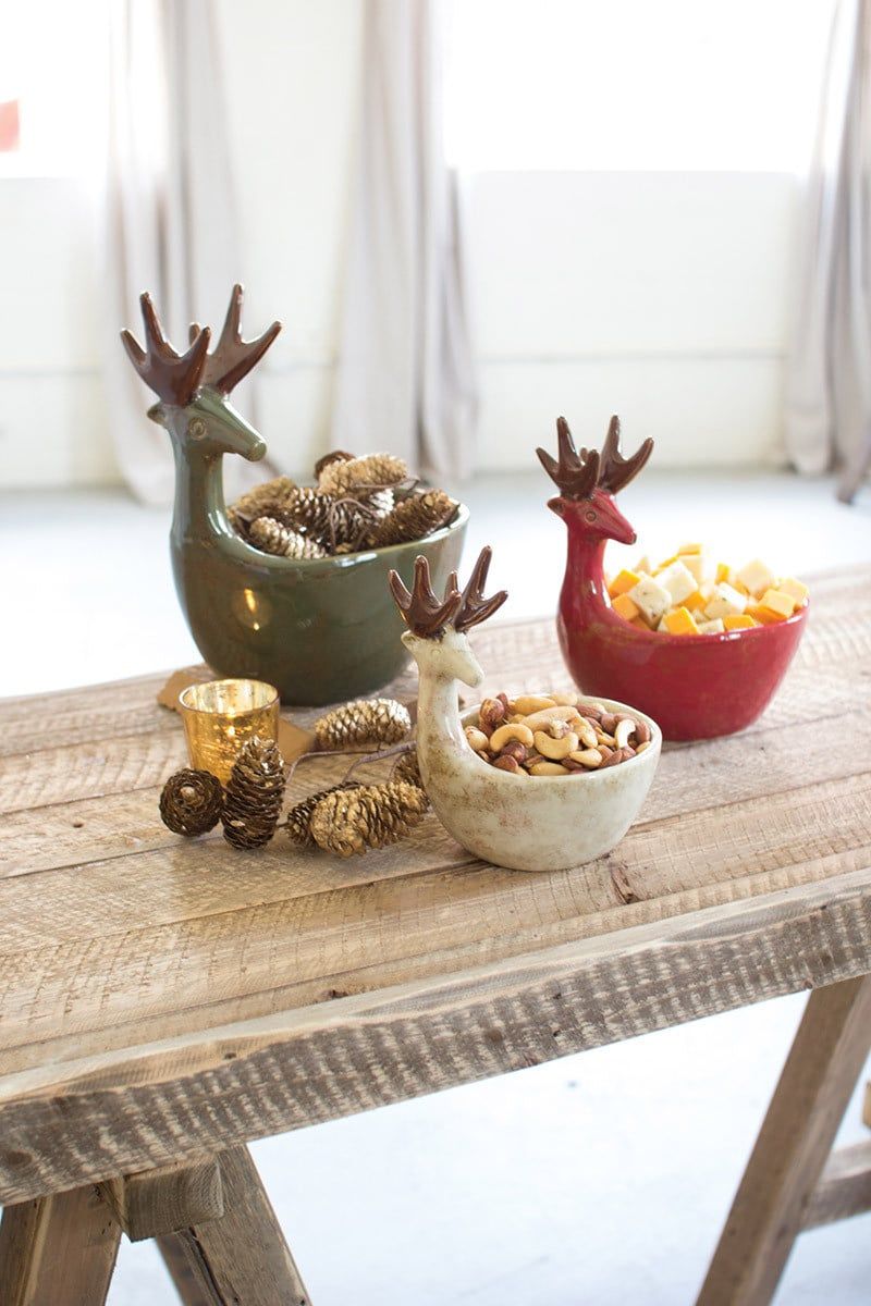 Ceramic Deer Bowl - Small