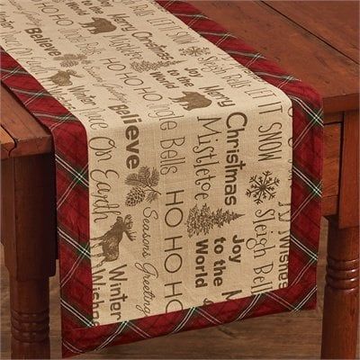 Highland Holiday Table Runner, 13x36 (PD)