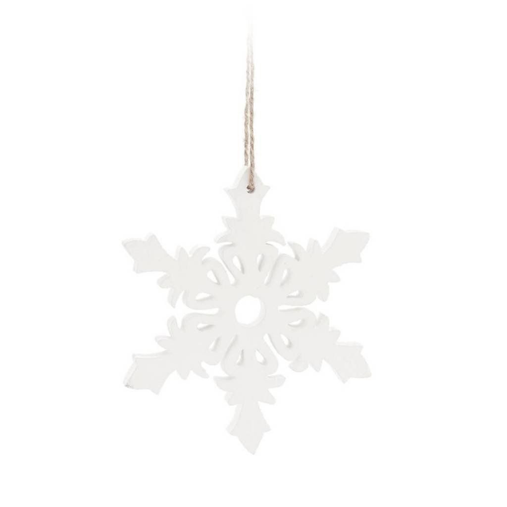 White Snowflake Ornament (ADV)