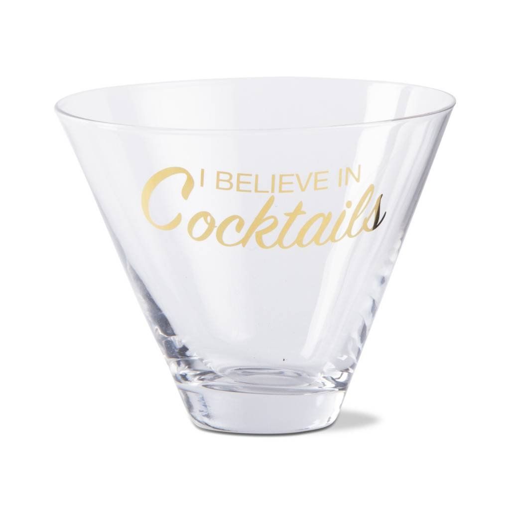 Believe Stemless Martini