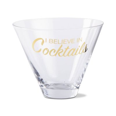 Believe Stemless Martini