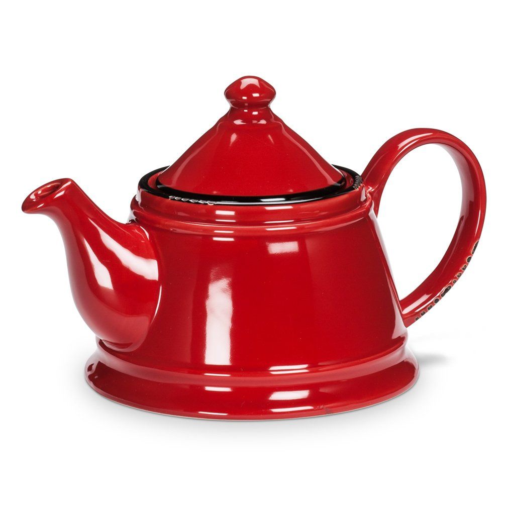 Enamel Teapot - Red