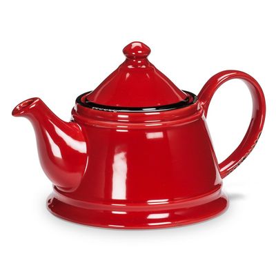 Enamel Teapot - Red