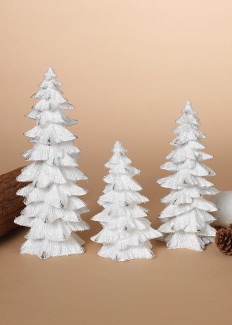 White Glitter Tree - 