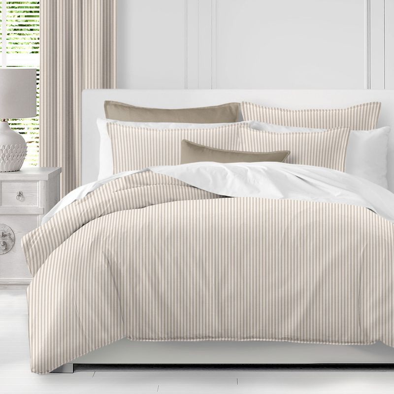 Classique Stripe Walnut Duvet Cover - 
