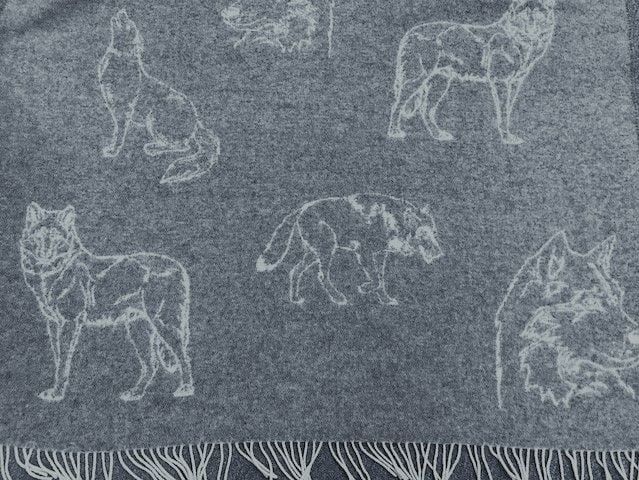 Wolf Grey Throw