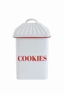 Enameled Cookies Canister (CC)