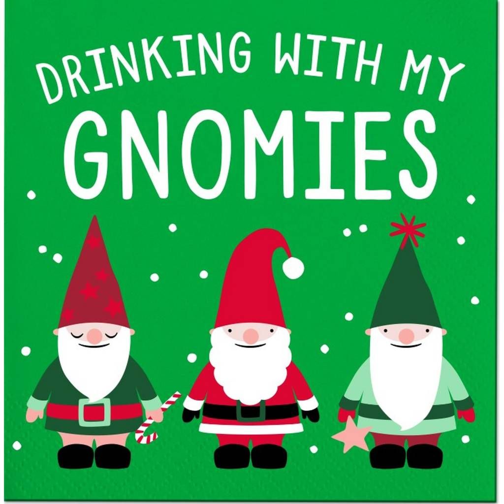 Gnomies - Quip Cocktail Serviettes