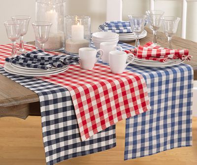 Gingham Runner - Red