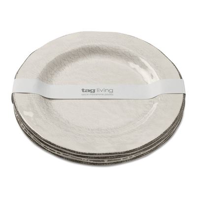 Veranda Ivory - Melamine Salad Plate S/4