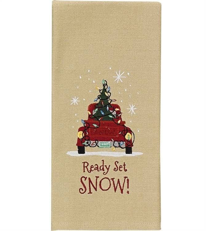Dishtowel - Ready Set Snow