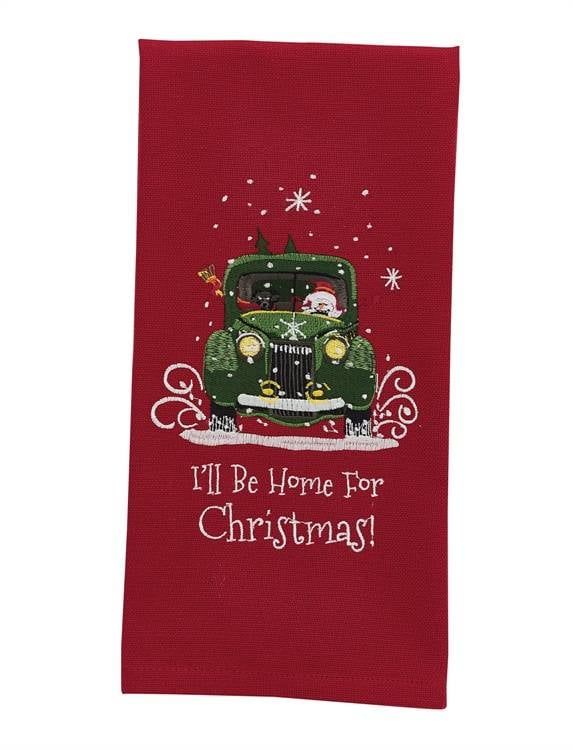 Dishtowel - I&#39;ll Be Home for Christmas