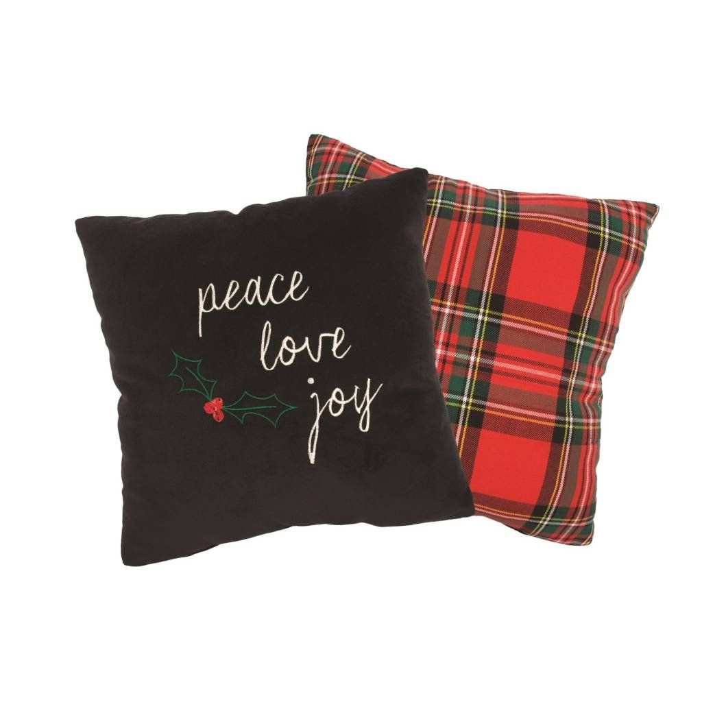 Peace Joy Love Toss Pillow (Cand)