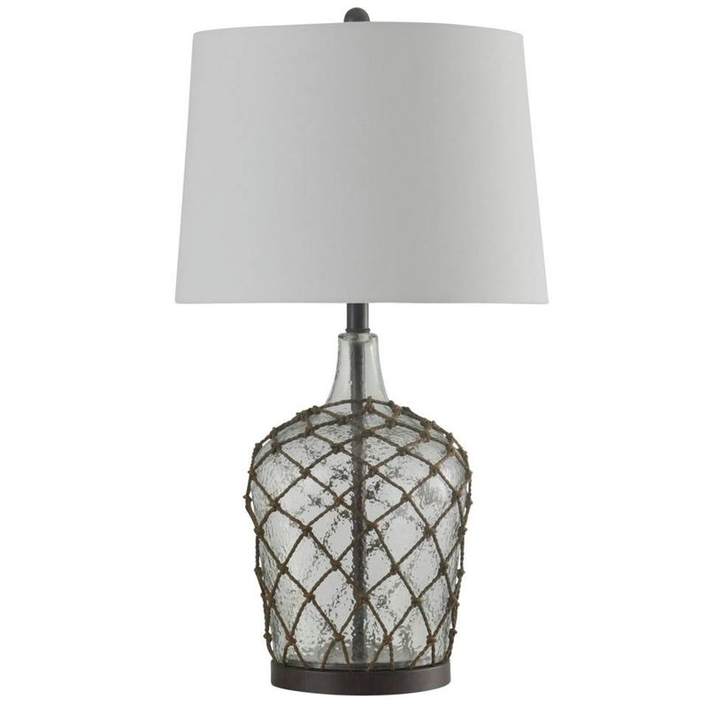 Cayos Clear Meshed Glass Table Lamp