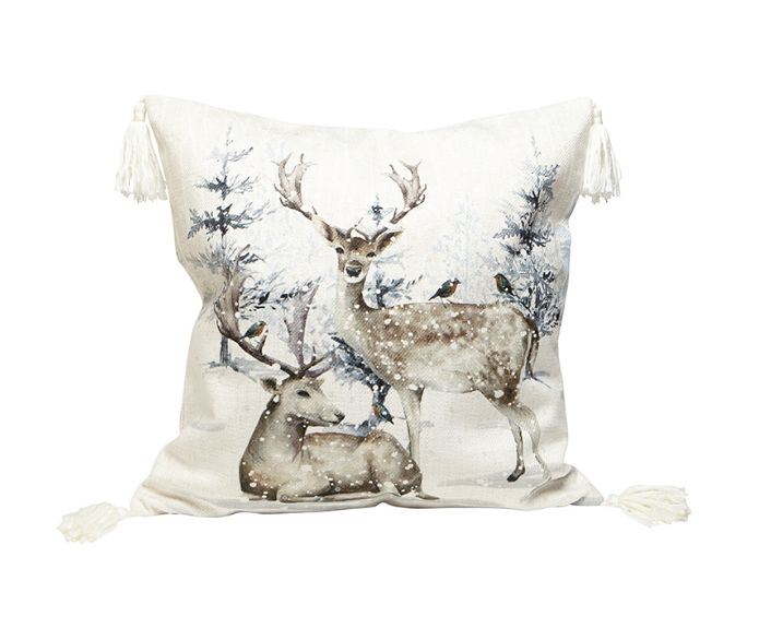 Toss Pillow - Reindeer Forest 18x18