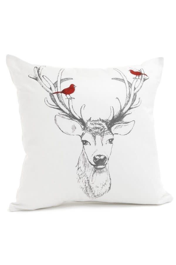 Toss Pillow - Grey Deer 17x17