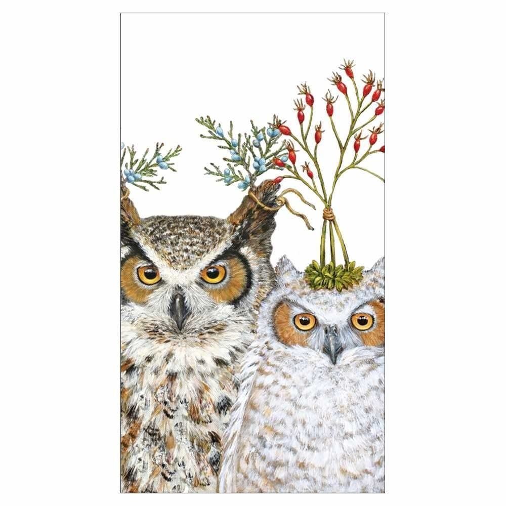Holiday Hoot Guest Serviettes