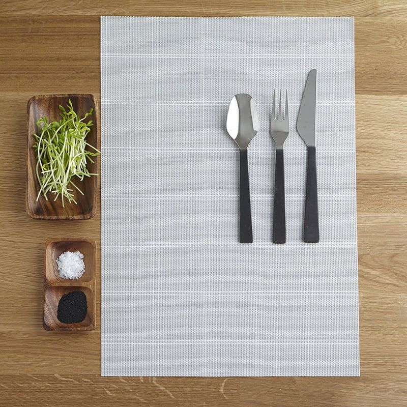 Grey Window Pane Placemat