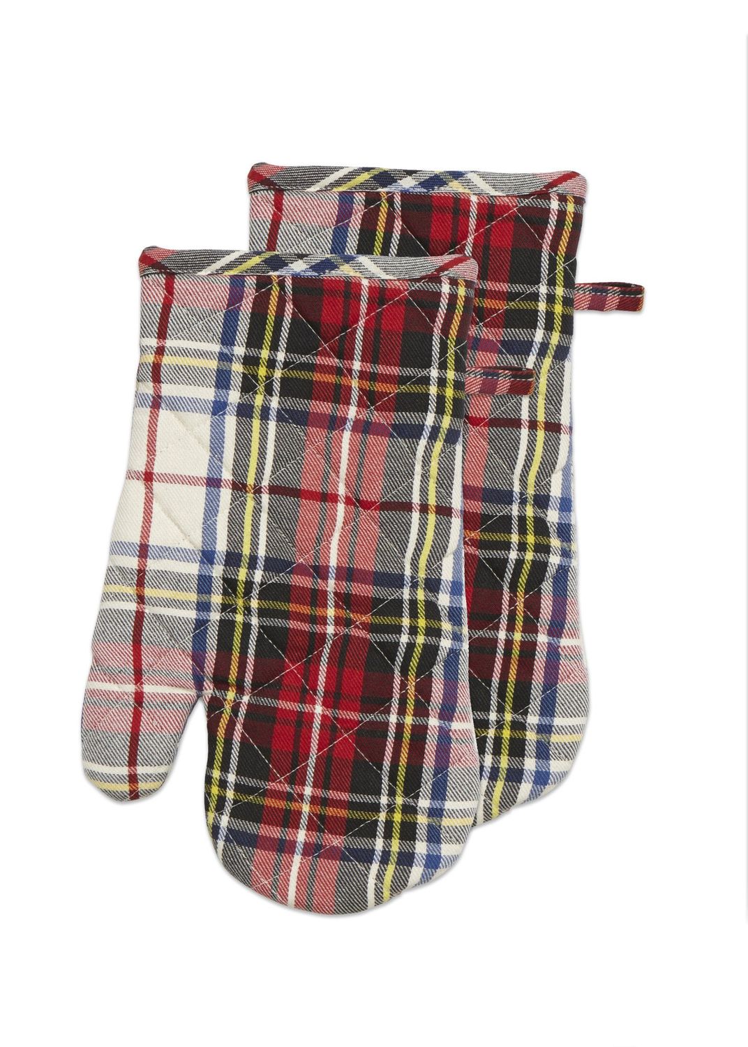 Scottish Plaid Oven Mitt Set