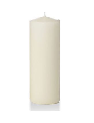Pillar Candle, Ivory 3x8 (Hof)