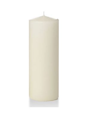 Pillar Candle, Ivory 3x8 (Hof)