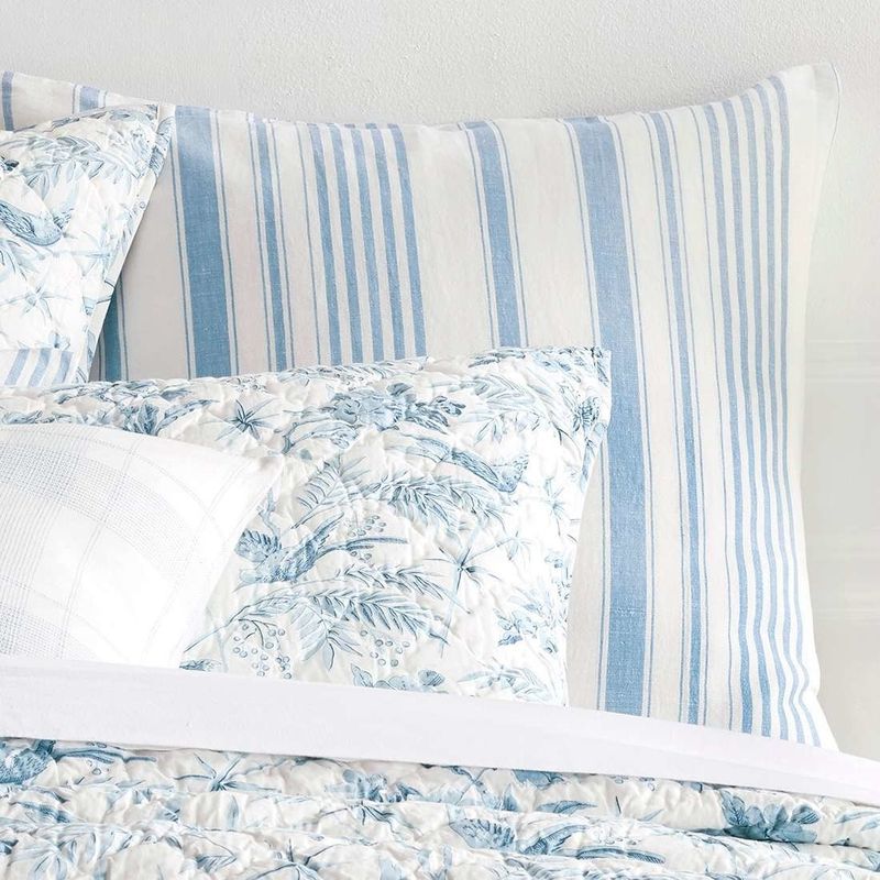 Montebello Asiatic Blue Euro Sham