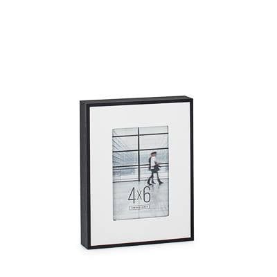 Boulevard Black Veneer Frame, 4x6 (Tor)