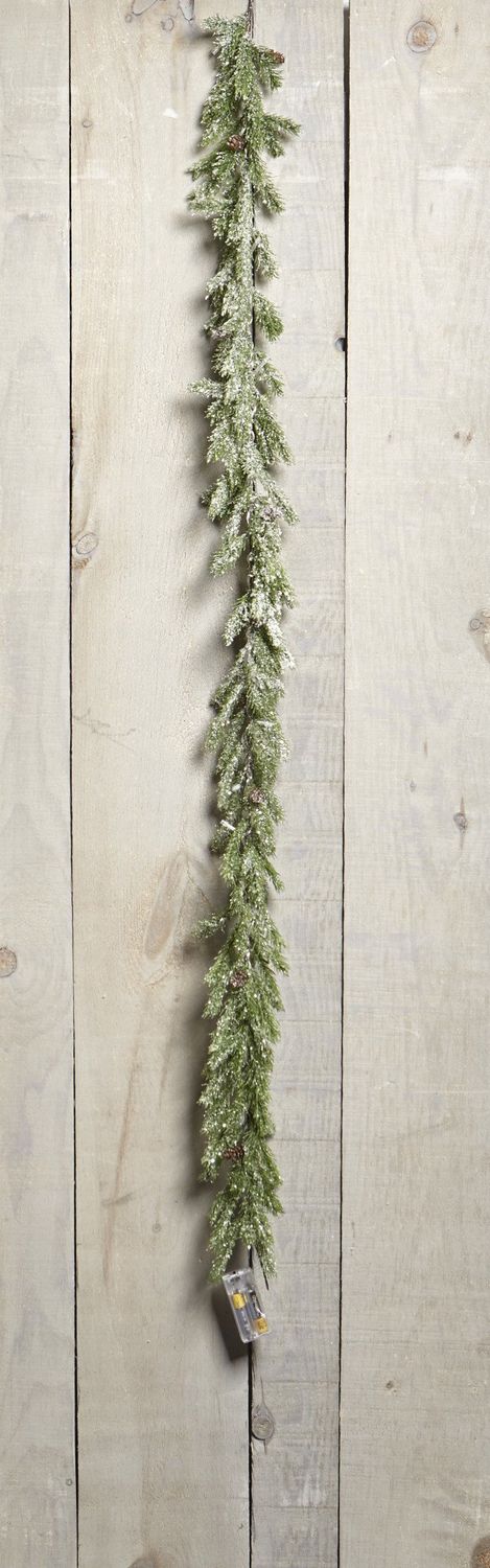 LED Pinecone Garland