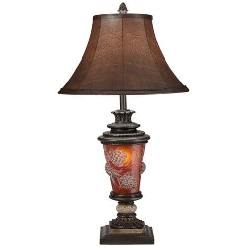 Pinecone Glow Table Lamp