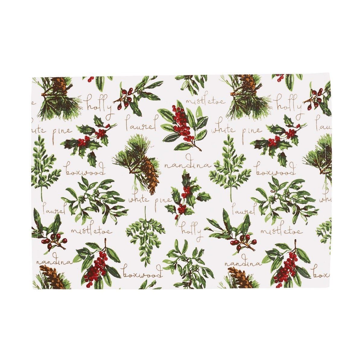 Winter Botanical Placemat