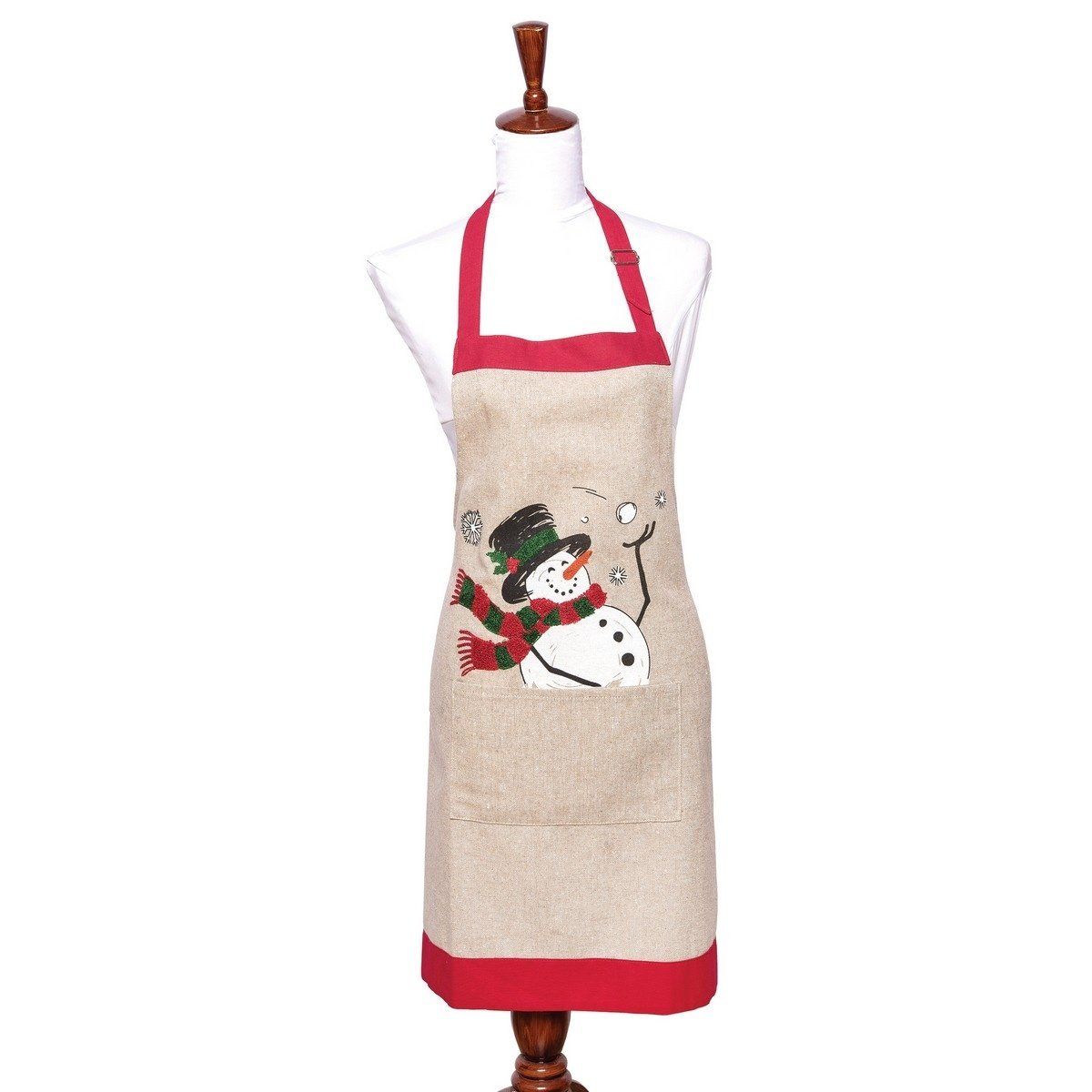 Snowman Ball Apron