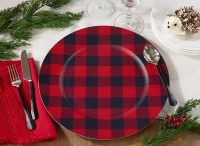 Buffalo Plaid Charger