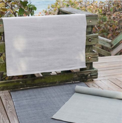 Herringbone Pearl White/Grey Rug, 2x3 (DA)