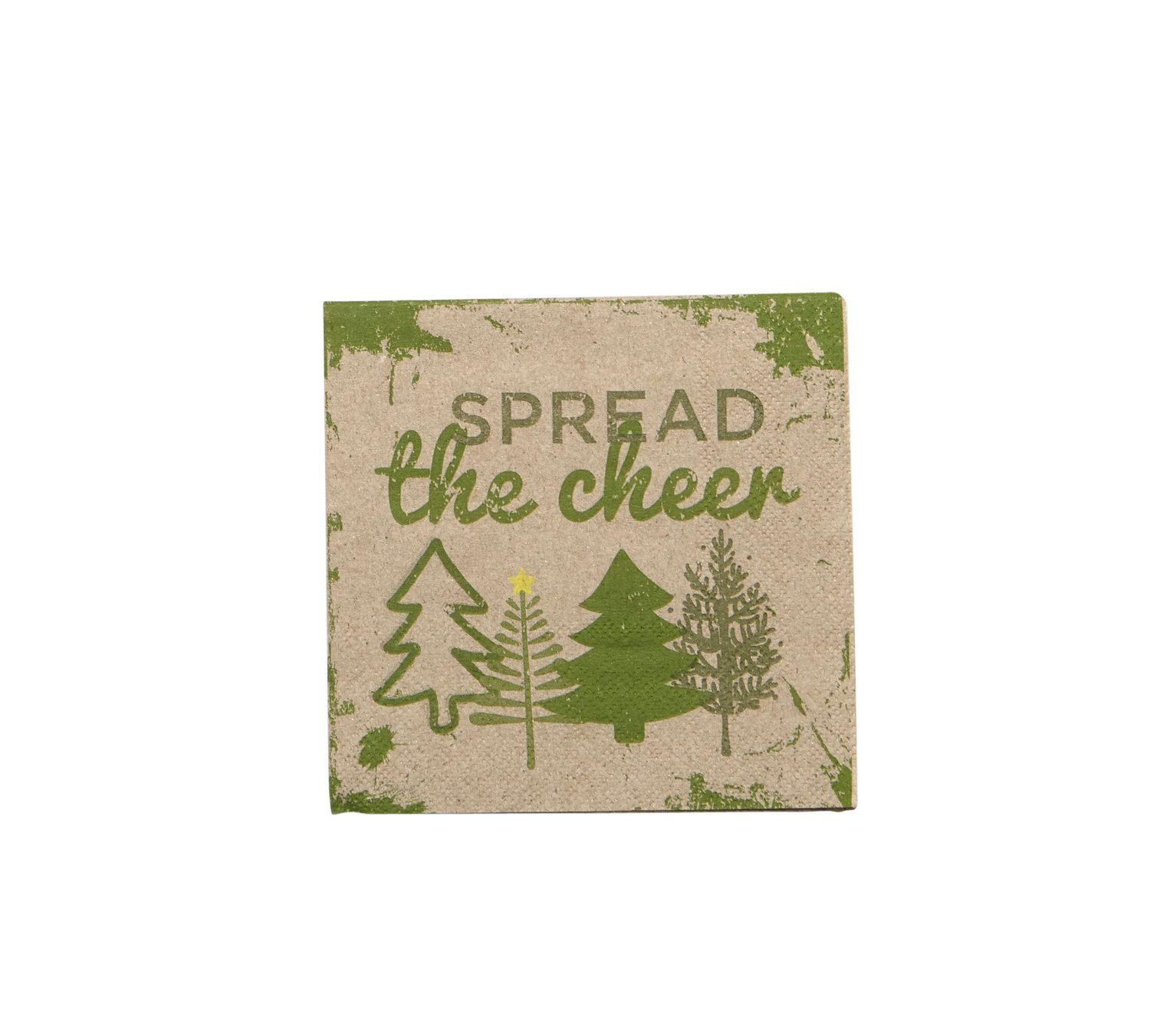 Spread Cheer Kraft Cocktail Serviette