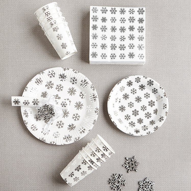 Party in a Box - Silver Snowflakes