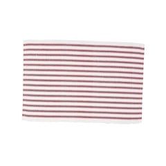 Ticking Stripe Crimson Placemat