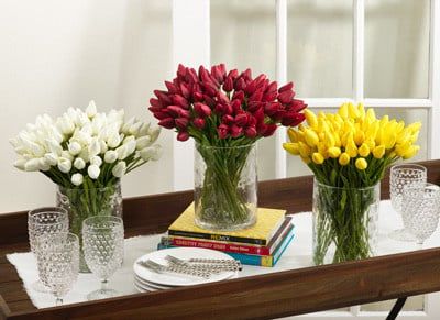 Petite Tulip 9-Piece Bunch - Pink