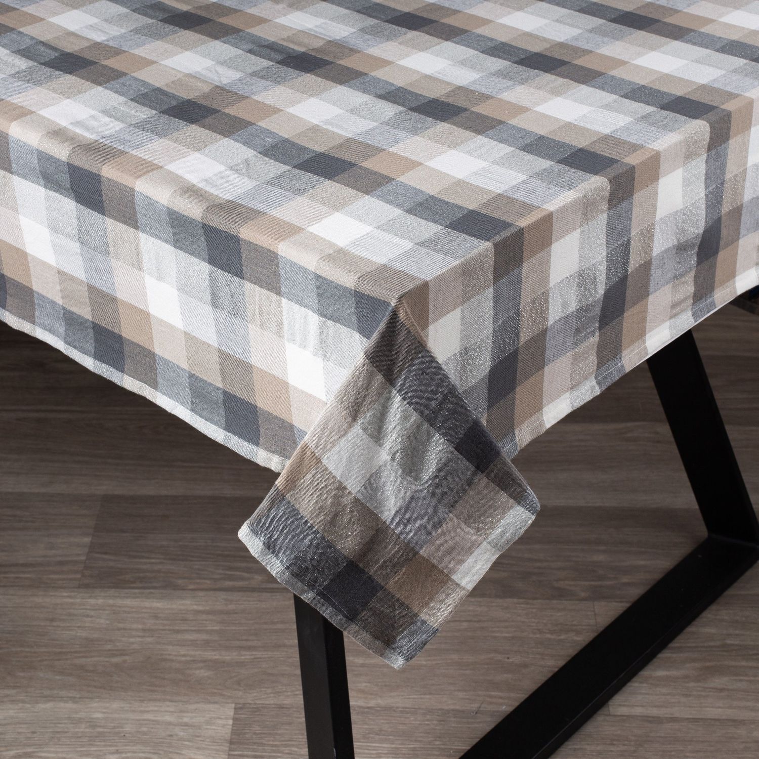 Frosted Check Table Cloth, 60x120 (Har)