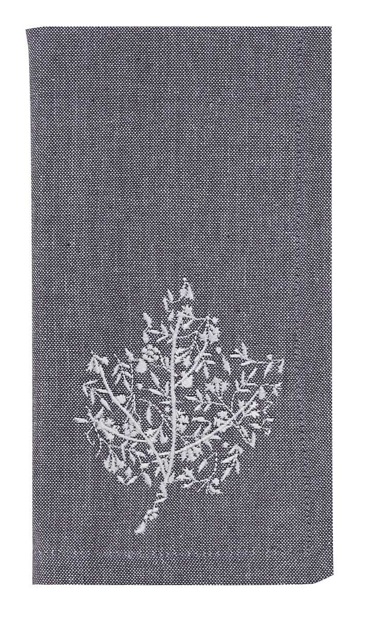 Leaf Filigree Embroidered Napkin (PD)