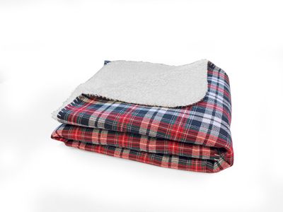 Sherpa Plaid Throw