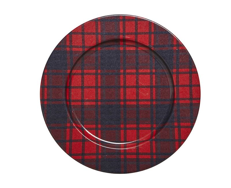 Lodge Plaid Charger