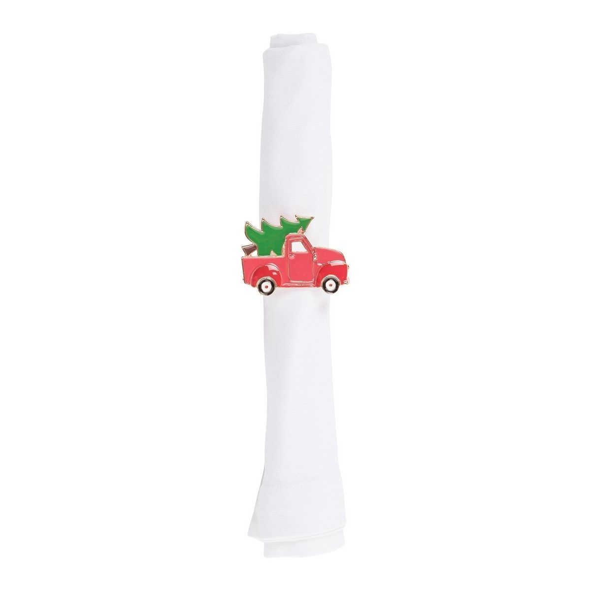 Red Truck Christmas Tree Napkin Ring