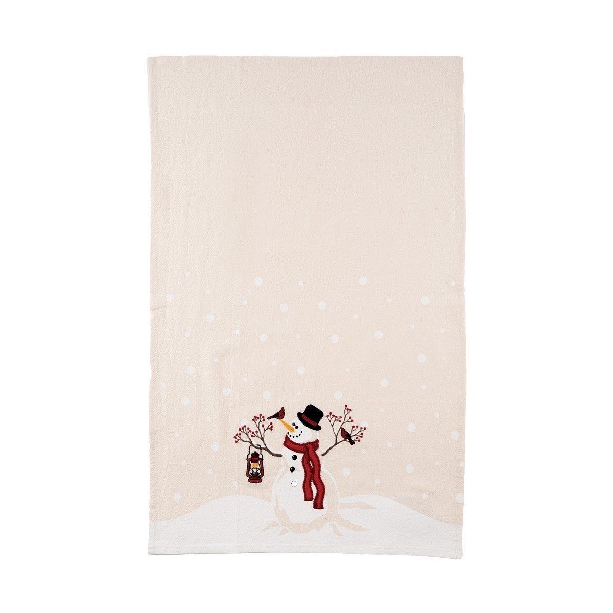 Snowman Wonder Tea Towel