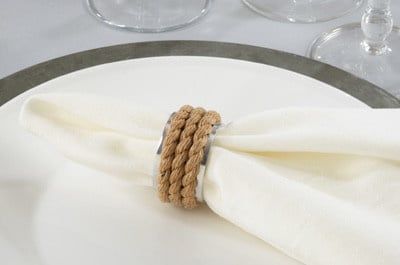 Rope Napkin Ring - Set of 4