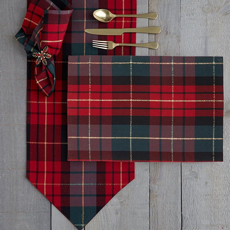 Traditional Plaid Placemat