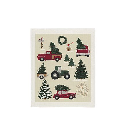 Sponge Cloth - Vintage Xmas